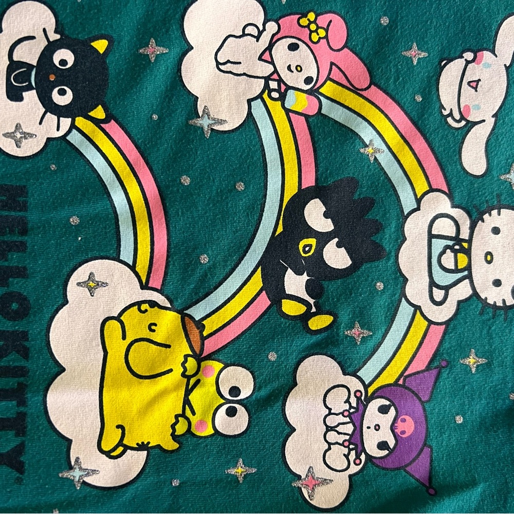 Jumping beans Hello Kitty Teal Graphic Top.